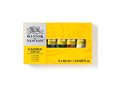 Комплект Акрилни Бои Galeria 6 цвята, 60 мл
