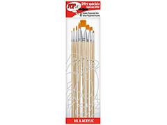 Комплект четки от синтетичен косъм - 8 броя