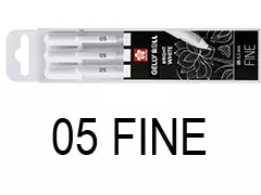 Комплект от 3 броя Гел ролера Fine