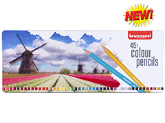 Комплект 45 цветни моливи Холандия