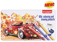 Комплект 60 цветни моливиSuper Sixties Beetle