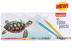 Комплект 45 цветни моливи Костенурка