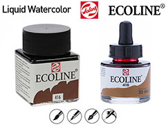 Течен акварел Ecoline 46 цвята